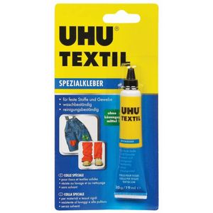 UHU Spezialkleber Textil waschbeständig ohne Lösungsmittel Tube 20g