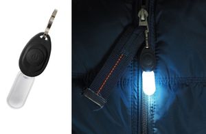 GKA 2 Stück LED Sicherheitslicht Warnlicht für Kinder Rucksack Jacke Blinklicht oder Dauerlicht Reflektor