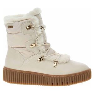 TAMARIS Damen-Outdoor-Allwetterstiefel mit Warmfutter TEX Beige, Farbe:beige/schlamm, EU Größe:42