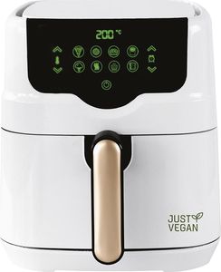 Just Vegan Eco Heißluftfritteuse 4,5L, weiß