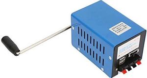 Ručný kľukový generátor, USB nabíjanie, prenosné núdzové dynamo, dynamo na prežitie, outdoorová powerbanka, komunikácia, cestovný ruch, turistika,
