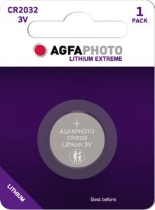 AgfaPhoto Baterie knoflíková CR2032 3,0V Lithium 1ks.