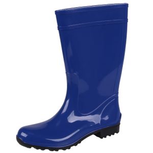 Blaue lange Gummistiefel Regenstiefel Gartenschuhe  Regenschuhe fest wasserdicht bequem ILSE LEMIGO 42 EU / 8 UK