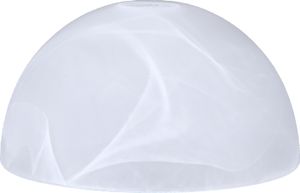 Lampenschirm Alabasterglas Glasschirm weiß Ø 149mm E14 Ersatzglas