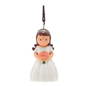 Little Drops of Water Fotohalter Braut Ehefrau mit rosa Blumen 17535