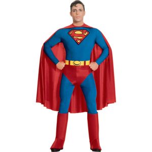 Superman - Kostüm - Herren BN4499 (XL) (Rot/Blau/Gelb)
