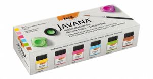 KREUL Textilfarbe JAVANA Trendfarben Set 6 x 20 ml