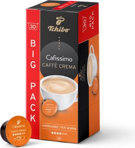 Tchibo Cafissimo Caffè Crema vollmundig Kapseln, 30 Stück
