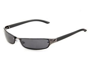 Klein Schmale Matrix Style Neo Sonnenbrille Emeco Brille 2028 schwarz