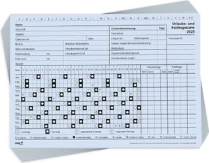 RNK Urlaubskarte 2025 2900/25-10 A5 10St