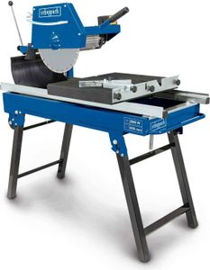 Scheppach HSM4000 Steintrennmaschine | inkl. Diamanttrennscheibe | 800mm Schnittlänge | 110mm Schnitthöhe | inkl. Wasserpumpe & Fahrvorrichtung