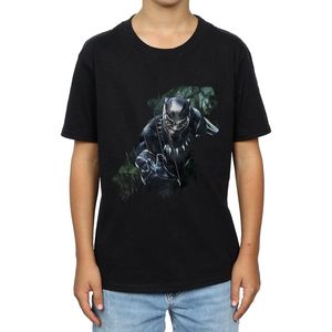 Black Panther - T-Shirt für Jungen BI826 (128) (Schwarz)