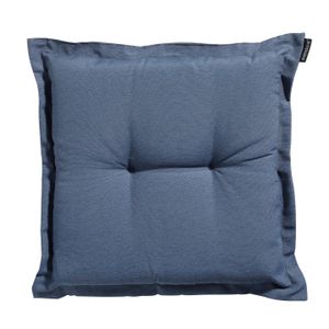  Beo Sitzkissen 50x50 cm wasserabweisend für Lounge Gartenmöbel, Made in EU Lounge-Kissen Grau, Stuhlkissen mit hoher Lichtechtigkeit -  UV-Ausbleichschutz
