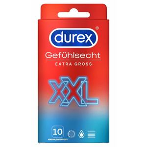 Durex Gefühlsecht Extra Groß Kondome (10 Stück)