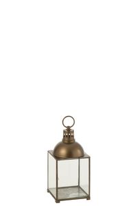 Laterne Hagrid Glas/Eisen Bronze Small