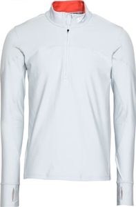 Under Armour UA Qualifier 1/2 Zip Halo Gray-Venom Red L Laufsweatshirt