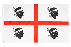 PHENO FLAGS Sardinien Flagge 90 x 150 cm Fahne Italien Sardinische 2 Ösen
