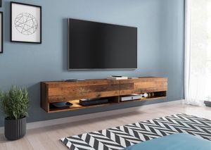 MINIO TV-Lowboard ANNE TV-Schrank Oldwood farbe 180 cm stehend oder hängend