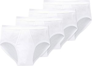 Schiesser 4er Pack Baumwolle Essentials Doppelripp Slip / Unterhose Mit komfortablem Softbund und Eingriff, In hochwertiger, bequemer Doppelripp-Qualität, Besonders strapazierfähig und langlebig