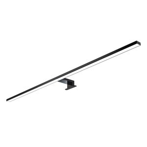 kalb | 100cm LED Badleuchte Badlampe Spiegellampe Spiegelleuchte 230V warmweiß, schwarz