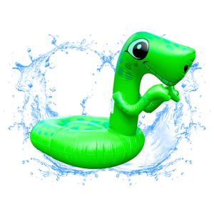 XXL Schwimmtier - Dino 100 cm - Pool Tiere aufblasbar - Luftmatratze für Kinder - Pool Lufttiere - Badetier aufblasbar - Wassertiere aufblasbar