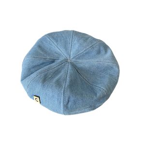 Baskenmütze, Frauen Denim Baskenmütze Hut Retro Casual Shade Maler Kappe Baskenmütze Outdoor Dekorative Baskenmützen(#02)