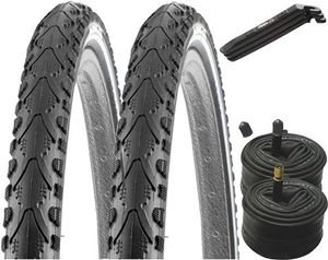 2 Stück 28 Zoll Fahrradreifen PANNENSICHER KENDA 28x1.75 REIFEN 47-622 + 2 SCHLÄUCHE AV
