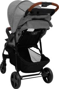 Prolenta Premium - wózek 2 w 1 jasnoszary stalowy