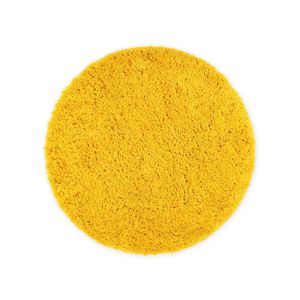 WohnDirect Badematte, Badteppich Florenz Gelb Ø 56 cm