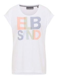 Elbsand T-Shirt Eldis White, Weiß, L