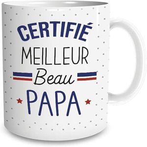 Meilleur Beau Papa" Becher - Das perfekte Geschenk für Papa