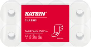 8 Rollen Toilettenpapier 250 Blatt 3lagig - Klopapier