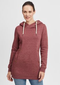 OXMO OXVicky Sweat Pile Hoodie Long Damen Langer Kapuzenpullover Hoodie Pullover Mit Kapuze Und Teddy-Futter