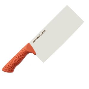 Samura Arny Asian Kitchen Beilmesser 209 mm AUS-8 Grauer TPE-Korallen-Komfortgriff HRC 59