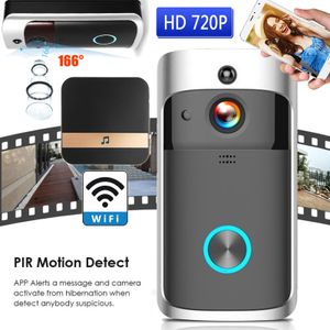 WLAN Türklingel mit Kamera HD Nachtsicht Video Funkklingel Funk Ring Doorbell 