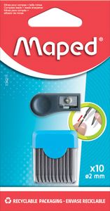 Maped 10 Ersatz-Zirkelminen + Minen-Anspitzer Blister Maped 10 Ersatz-Zirkelminen + Minen-Anspitzer Blister