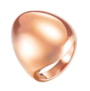 Esprit Damen Ring Edelstahl Rosé Prominent ESRG12810C1, Ringgröße:57 (18.1 mm Ø)