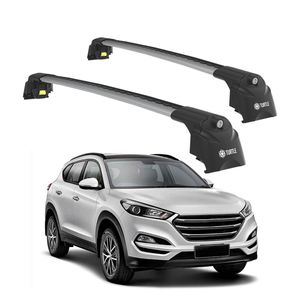 TURTLE STŘEŠNÍ NOSIČ AIR-2 HYUNDAI TUCSON TL 2016 - 2021 , Silver