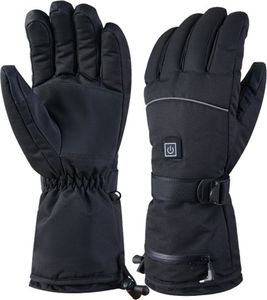 Fahrradhandschuhe Beheizbare Winterhandschuhe Touchscreen Winddicht Ski Handschuhe fur kifahren Wandern Radfahren
