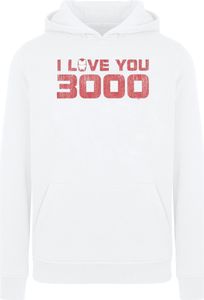 Marvel - "Avengers Endgame I Love You 3000" Kapuzenpullover für Mädchen BI2778 (116) (Weiß)