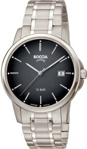 Boccia 3633-07 Herren-Armbanduhr, Titan-Gehäuse, Metall-Armband Boccia 3633-07 Herren-Armbanduhr, Titan-Gehäuse, Metall-Armband