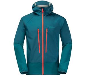 Jack Wolfskin Alpspitze Hoody M Outdoor Jacke Blue Coral L