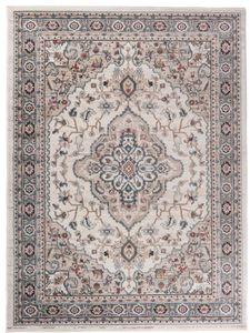 Mazovia Teppich Vintage - Wohnzimmer, Schlafzimmer, Esszimmer, Büro - Mittelhaarig - Rechteckig - Motiv Traditioneller Ethnische - 120x170 cm