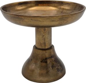 Deco4yourhome Süßigkeiten Etagere Maud - Antikgold - 19x19x16cm