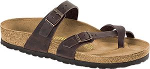 Birkenstock Mayari Riemchensandale aus geöltem Leder für Frauen Dunkelbraun – UK 7.5 - EU 41 / Dunkelbraun