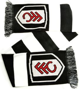 Fulham FC - Šál BS4617 (jedna veľkosť) (čierna/biela)