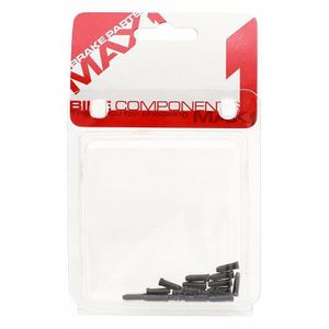 Max1 Alu zaślepki do linki zmiany biegów 1,6 mm - 20 szt., czarne