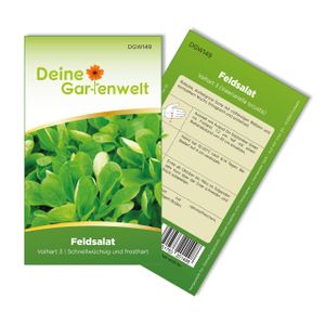 Feldsalat Volhart 3 Samen - Valerianella locusta - Salatsamen - Gemüsesamen - Saatgut für 300 Pflanzen