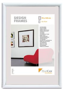 Kunststoff Bilderrahmen Design Frames weiß, 40 x 50 cm
