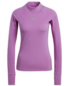 adidas Damen Techfit Warm Long Sleeve Training Shirt Gr.L lila (HI3370)